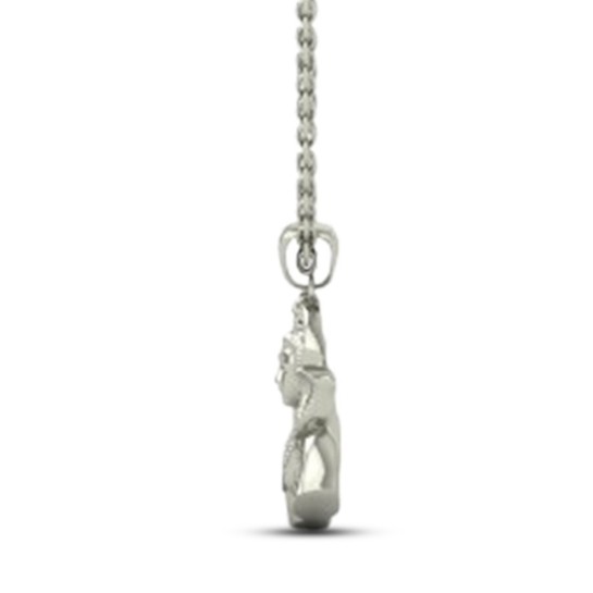 18K-5.2GM Yellow Gold Lord Shiv Locket Pendant For Men and Women