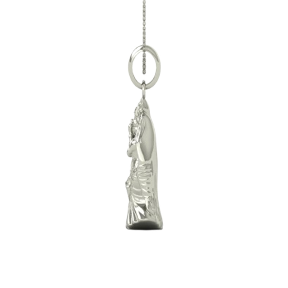 24K-3.2GM Yellow Gold Lord Radhe Krishna Locket Pendant For Men and Women