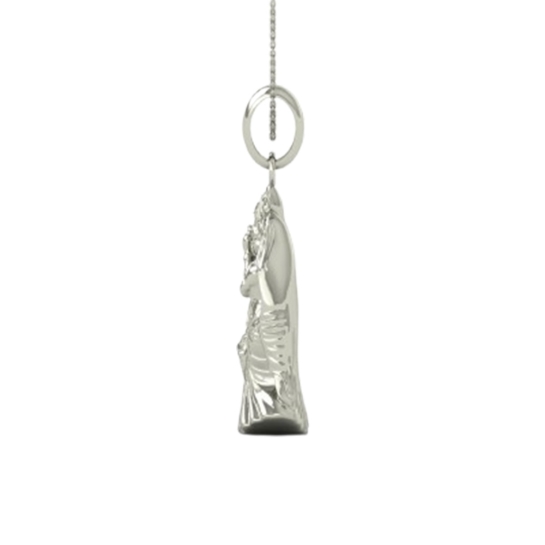 24K-3.2GM Yellow Gold Lord Radhe Krishna Locket Pendant For Men and Women