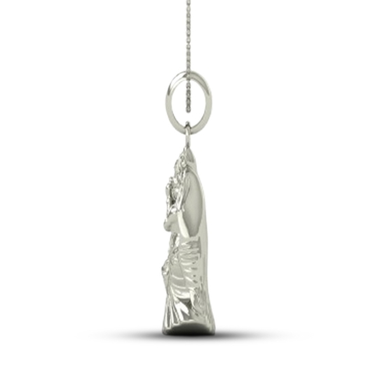 18K-2.2GM Yellow Gold Radhe Krishna Locket Pendant for Men and Women