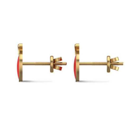 Red Apple Earrings