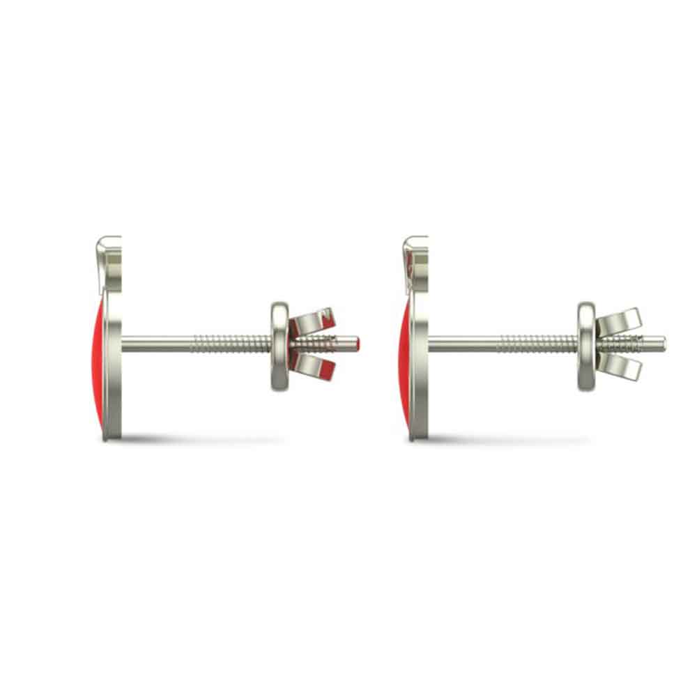 Red Apple Earrings
