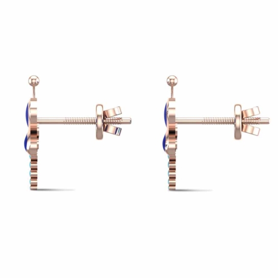 Sapphire Flutter Earing