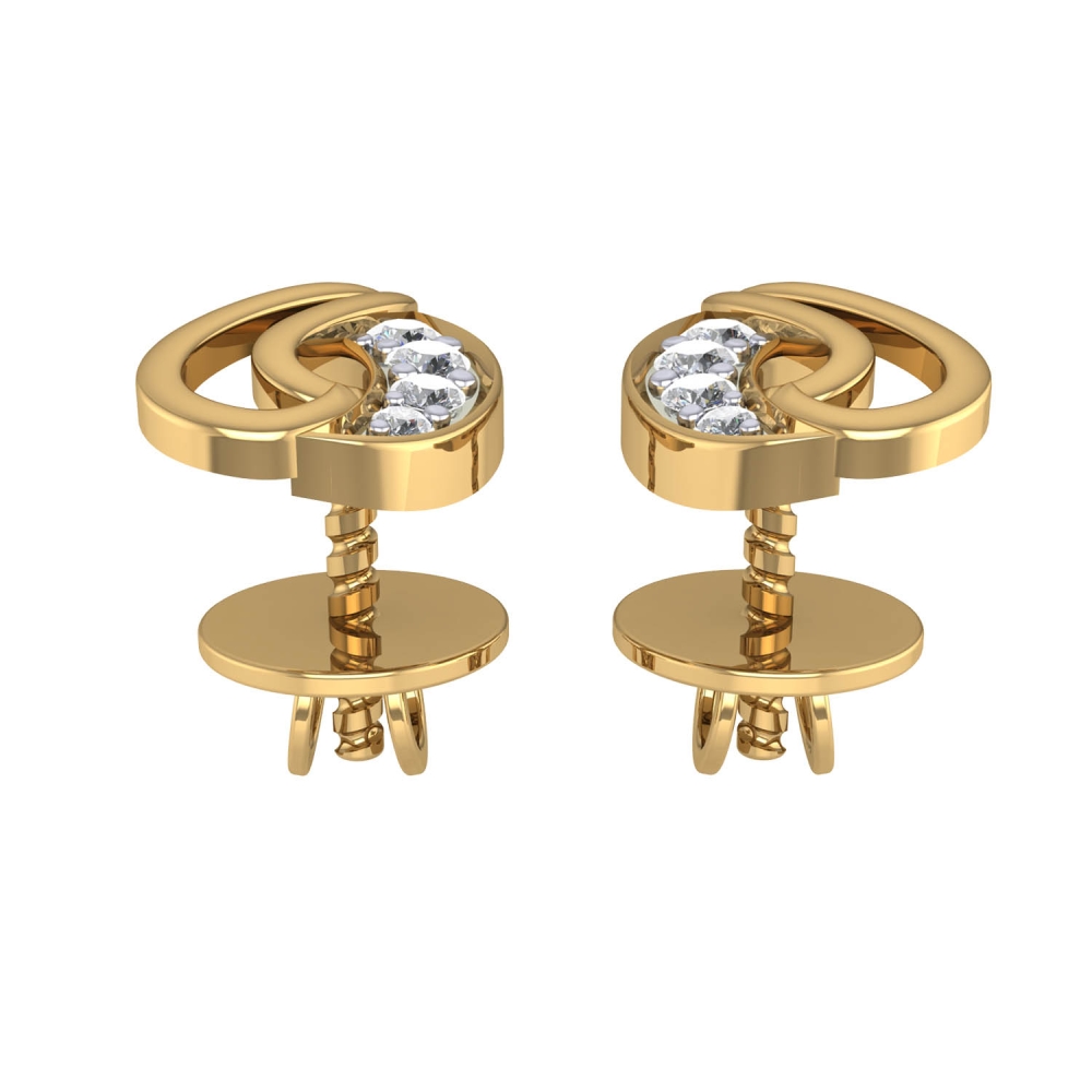 Padmakara Diamond Earrings