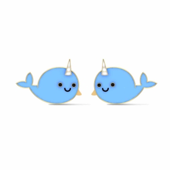 Blue Narwhal Gold Ea&hellip;