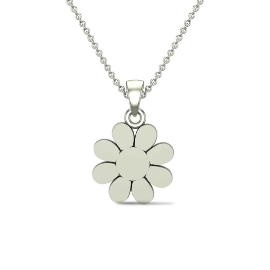 Rosy Bloom Gold Pendant
