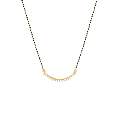 Dainty Crescent Mangalsutra