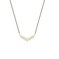 Crystal Dewdrop Mangalsutra