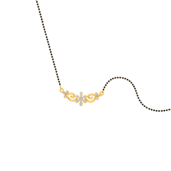 Floral Swirl Mangalsutra