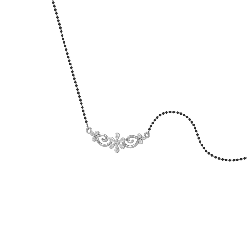 Floral Swirl Mangalsutra