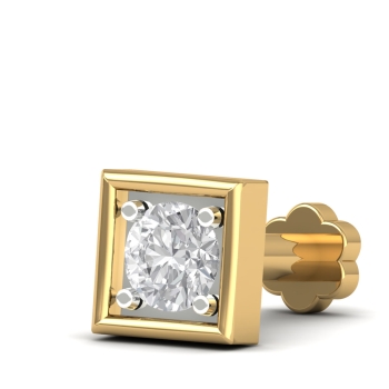 Square Gold Nosepin &hellip;