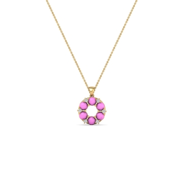 Pink Bloom Circle Ne&hellip;