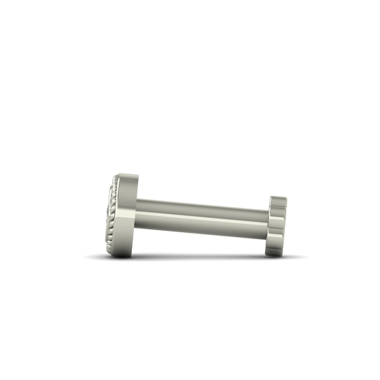 Golden Rope Diamond Stud For Men's