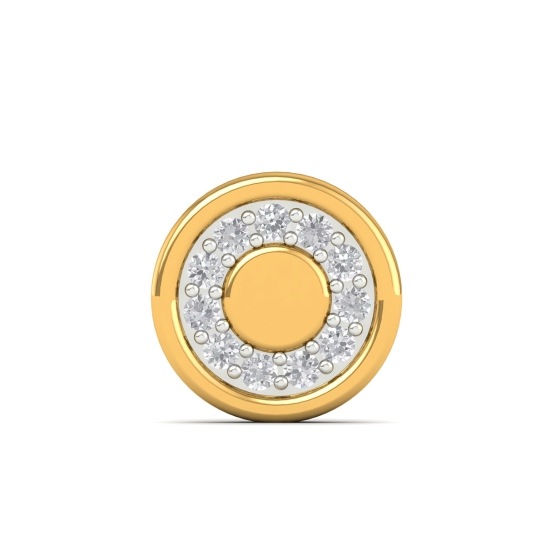 Sparkle Circle Diamond Earring For Men's