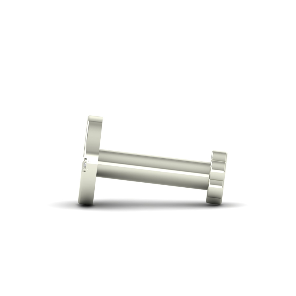 Golden Stripe Diamond Earrings For Men's