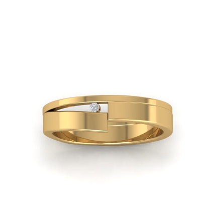 Smooth Shine Gold Ring