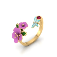 Butterfly Garden Bloom Ring Butterfly Garden Bloom Ring