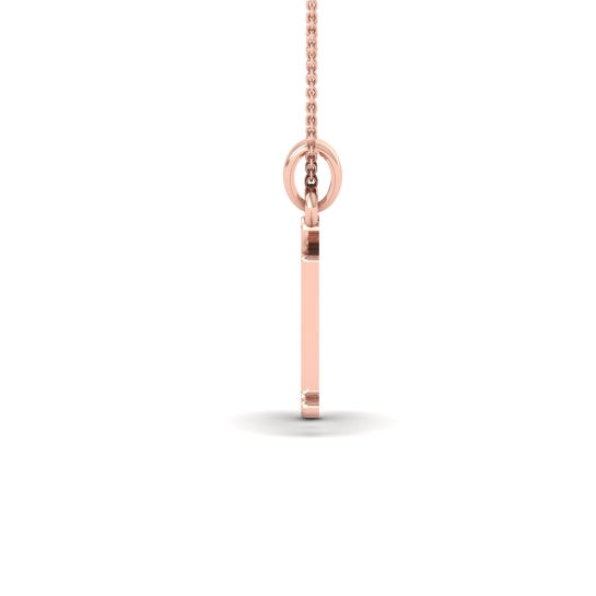 Golden TM Initial Pendant