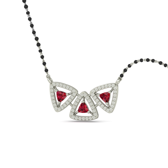 Trinity Spark Diamond Mangalsutra For Women's 