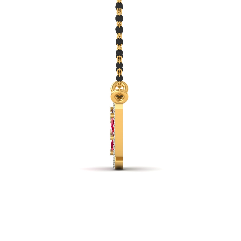 Trinity Spark Diamond Mangalsutra For Women's 