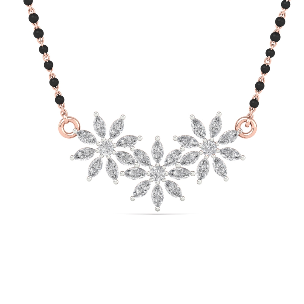 Emerald Blossom Mangalsutra