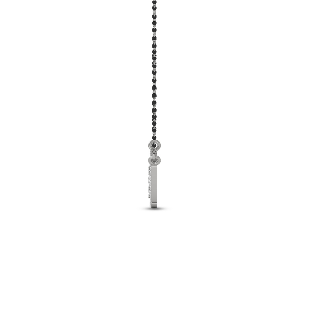 Trinity Spark Diamond Mangalsutra For Women's-2