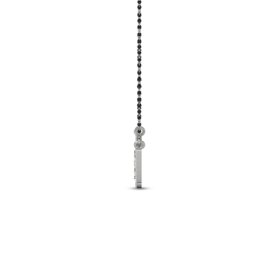 Trinity Spark Diamond Mangalsutra For Women's-2