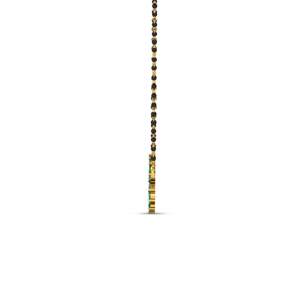 Emerald Blossom Mangalsutra-1