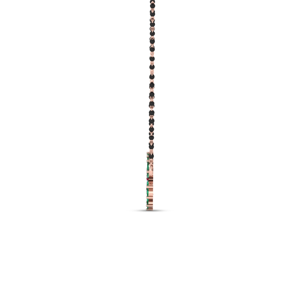 Emerald Blossom Mangalsutra-1