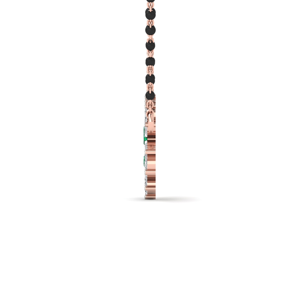 Emerald Blossom Mangalsutra-2