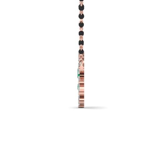 Emerald Blossom Mangalsutra-2