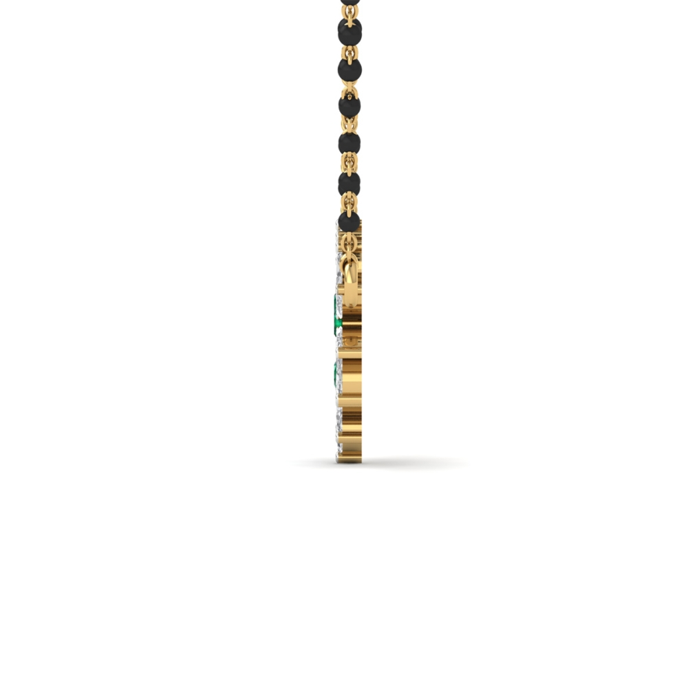 Emerald Blossom Mangalsutra-2