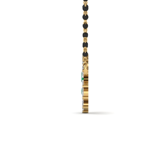 Emerald Blossom Mangalsutra-2