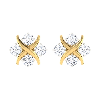 Qadira Gold Stud Ear&hellip;