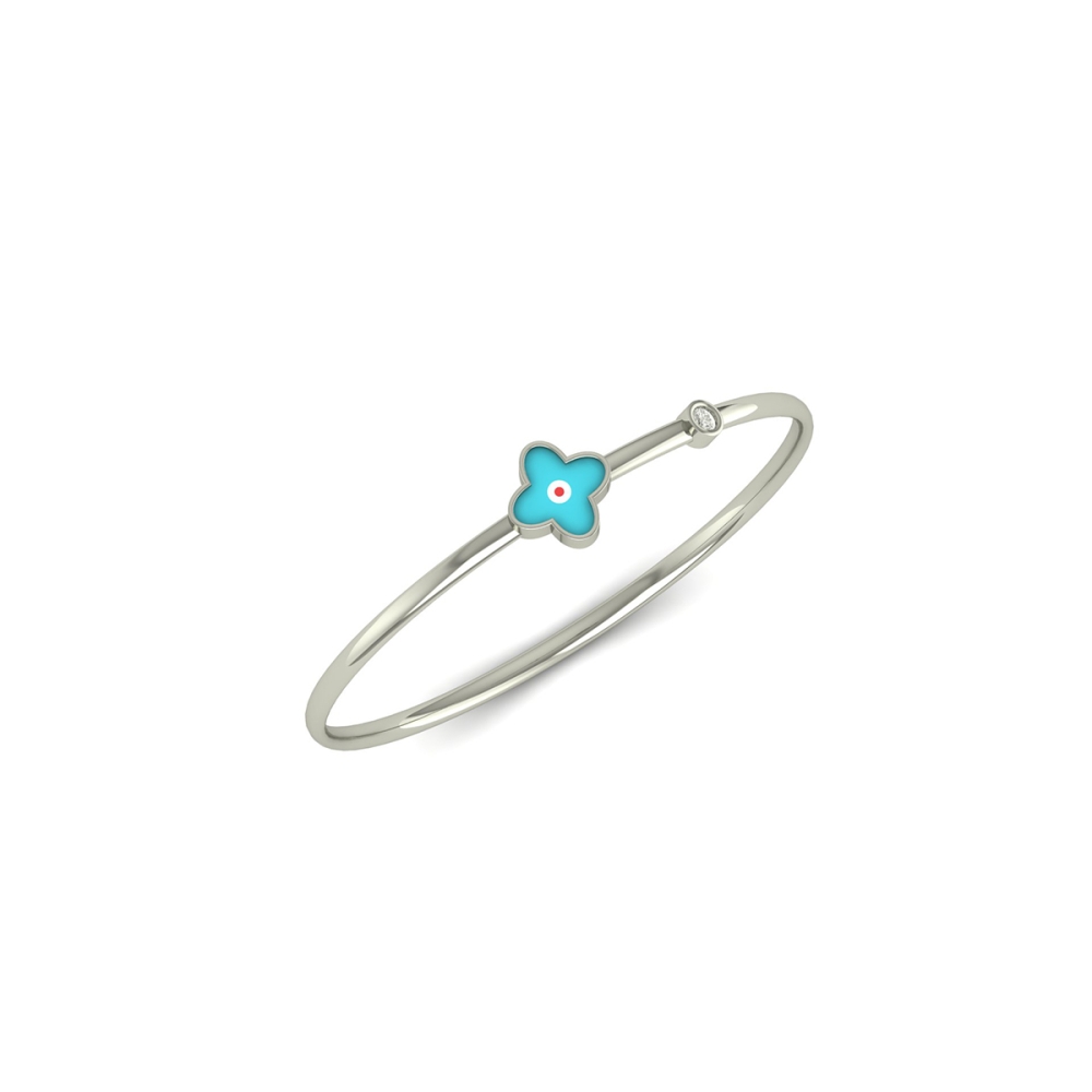 The Indraneel Blossom Diamond Bangle 