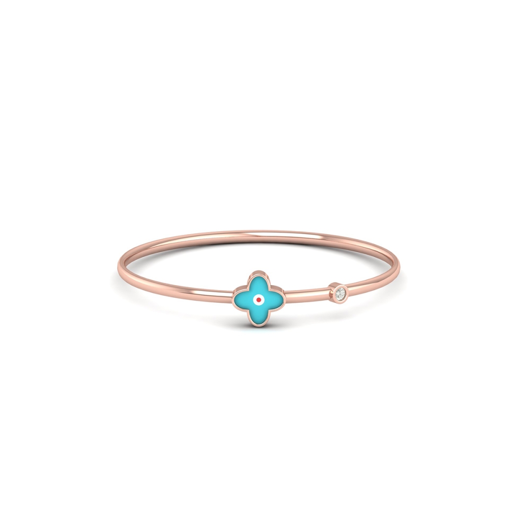 The Indraneel Blossom Diamond Bangle 