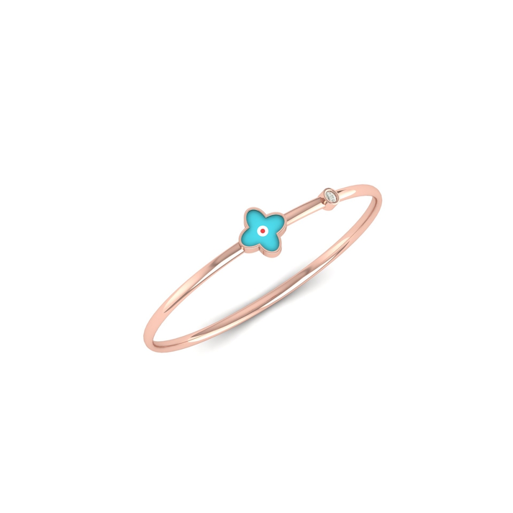 The Indraneel Blossom Diamond Bangle 