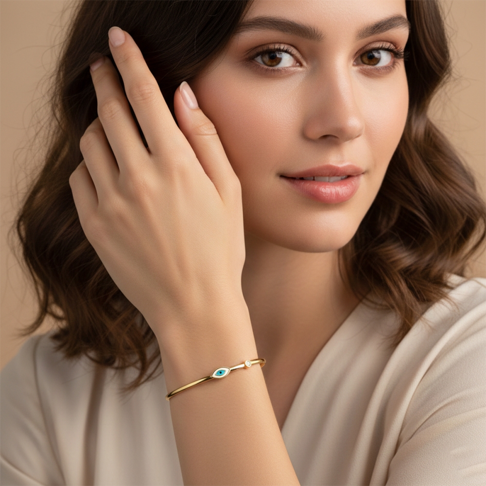 Nazar Suraksha Diamond Bangle