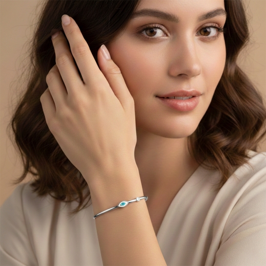 Nazar Suraksha Diamond Bangle