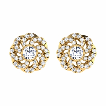 Qush Gold Stud Earri&hellip;