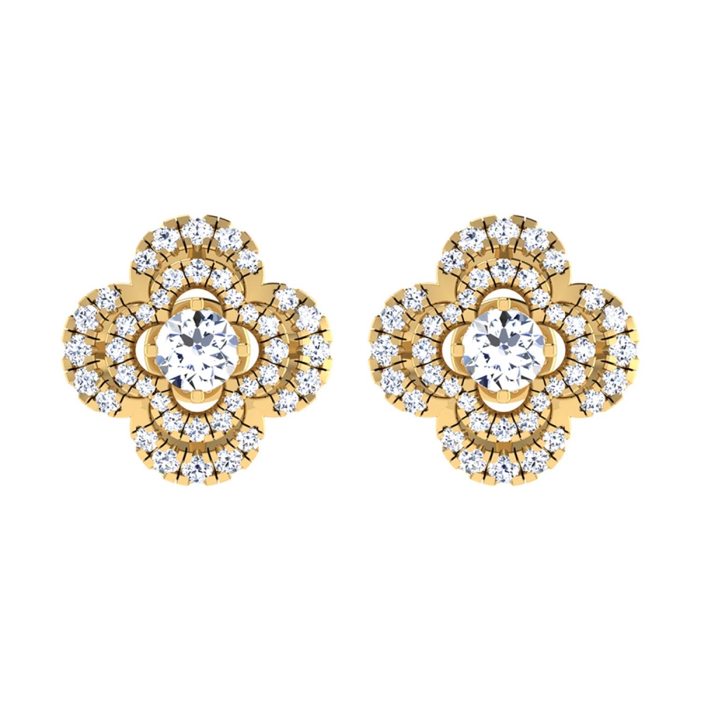 Raagavi Gold Stud Earring