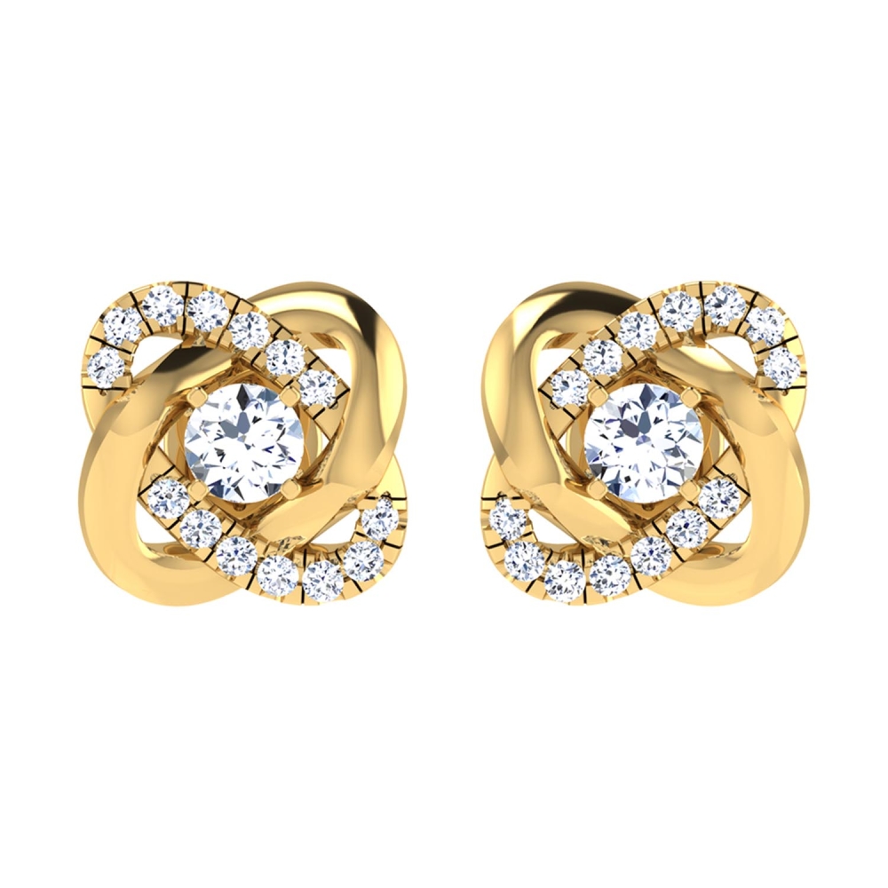 Raaki Gold Stud Earring