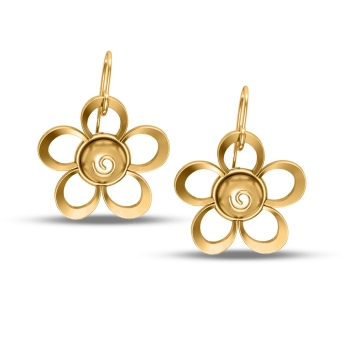 Aahana Drop Gold Ear&hellip;