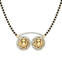 Aadhaya 18kt Yellow Gold Diamond Mangalsutra Aadhaya 18kt Yellow Gold Diamond Mangalsutra