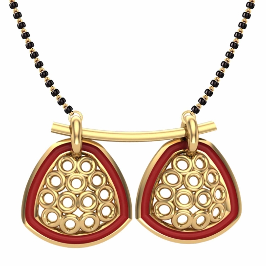 Aastha Mangalsutra Designs in Gold