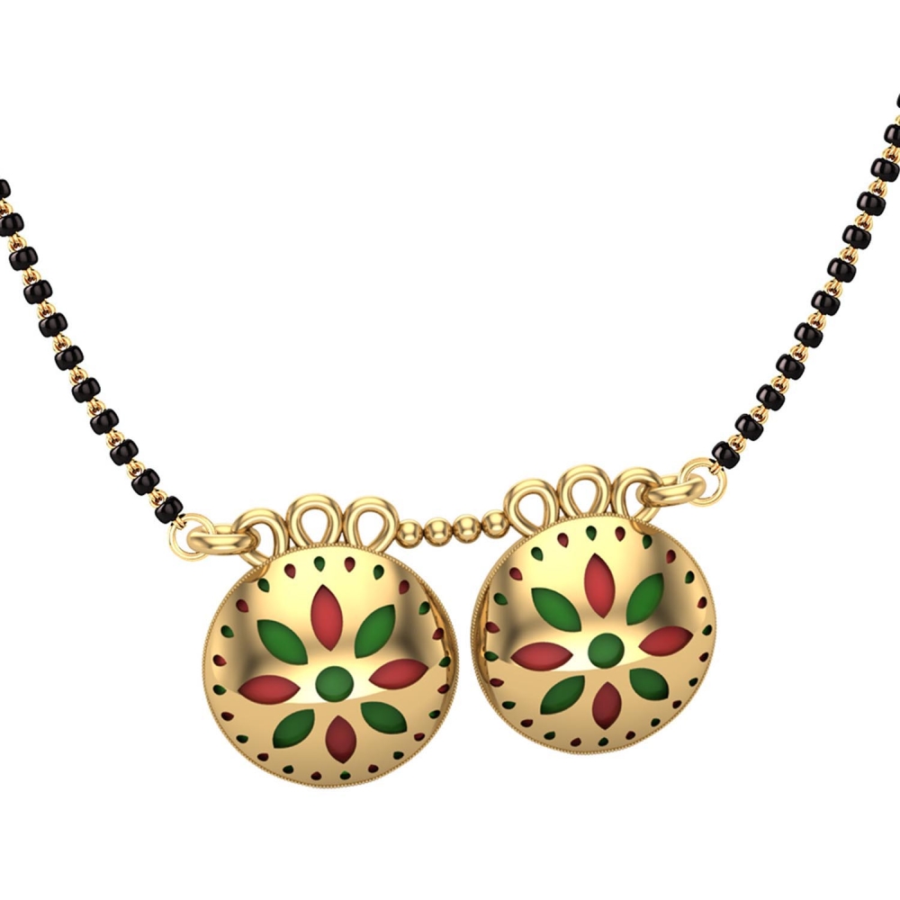 Saloni 18kt Mangalsutra Designs in Gold