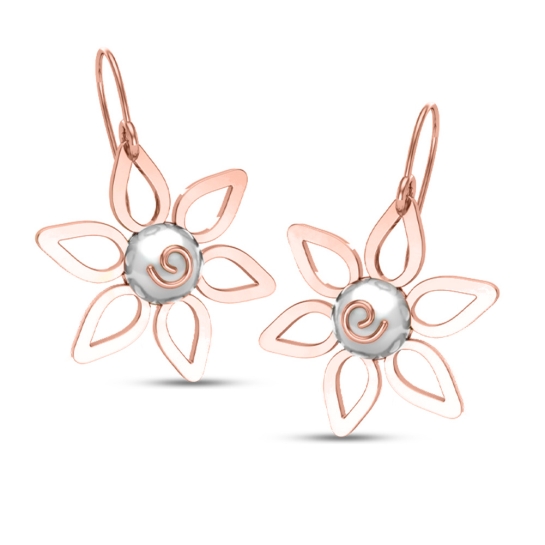 Iris Pearl Gold Drop Earrings for daily use 