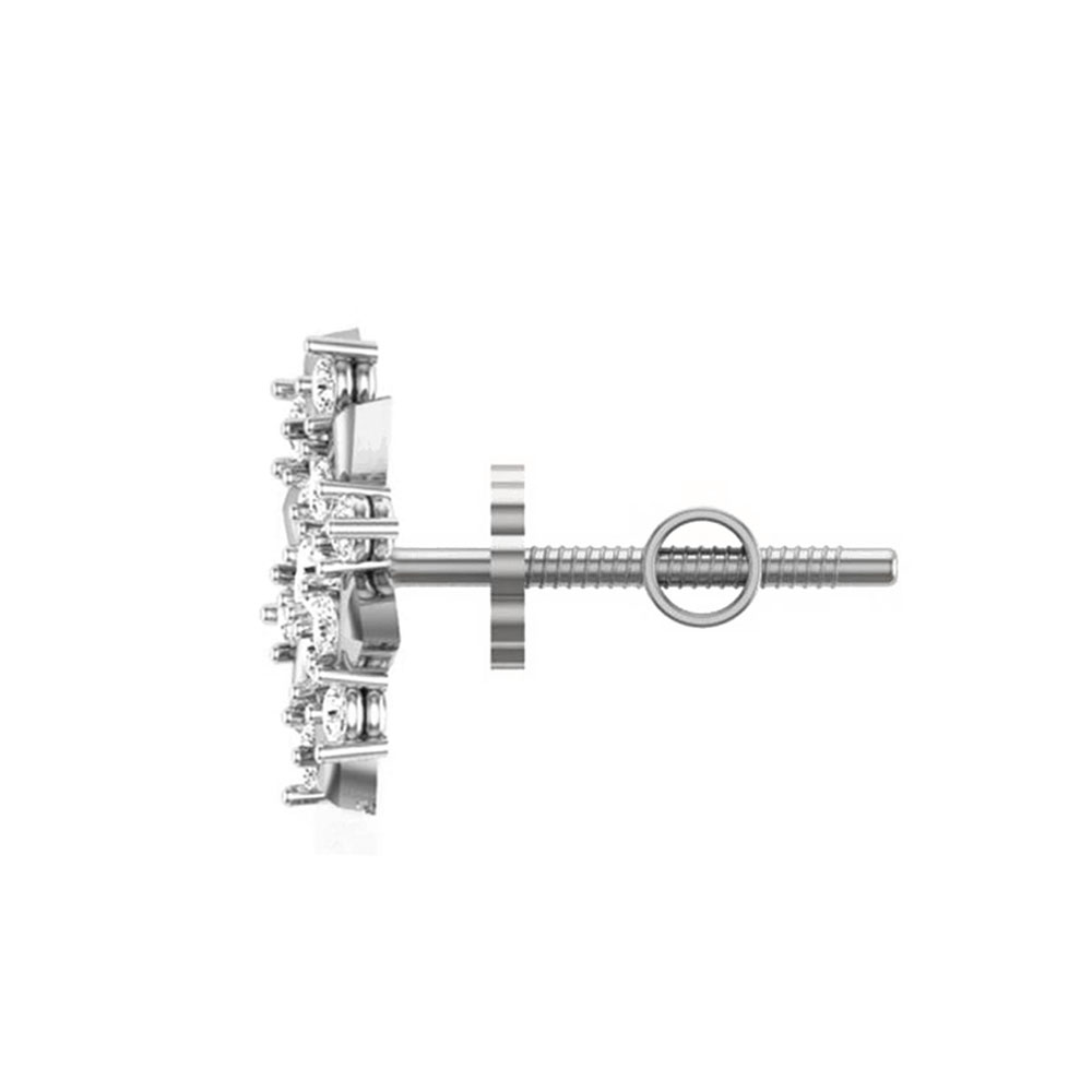 Badarivasa Rose Gold Stud Earrings