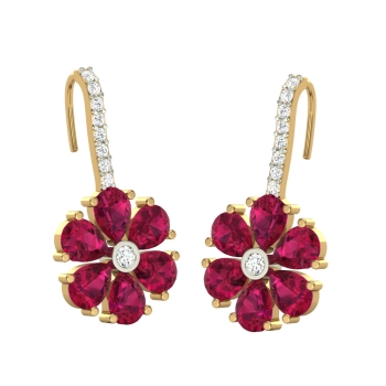 Ada Flower Drop Diam&hellip;