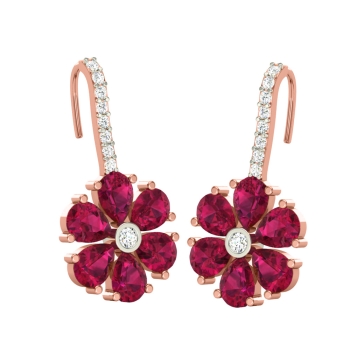 Eka Flower Drop Earr&hellip;